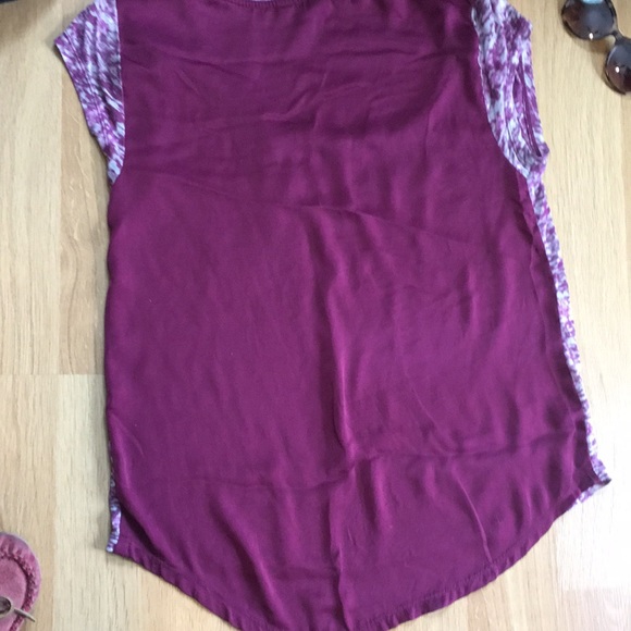 GUESS | Satin Scoop Neck Top - Picture 7 of 8